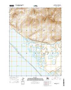Topo map Noatak D-6 SE Alaska