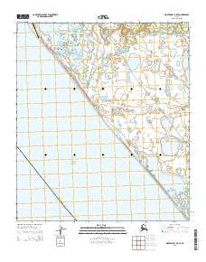 Topo map Norton Bay B-5 SE Alaska