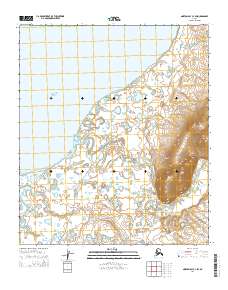 Topo map Norton Bay C-4 SW Alaska