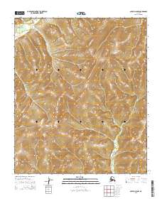 Topo map Nulato D-5 NW Alaska