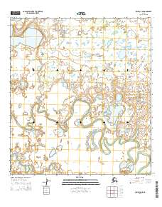 Topo map Ophir A-5 NE Alaska