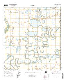 Topo map Ophir A-6 NE Alaska