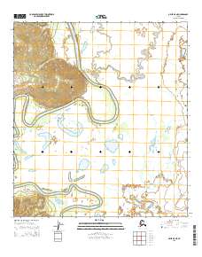 Topo map Ophir B-5 NE Alaska