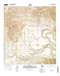 Topo map Ophir B-5 NW Alaska
