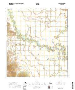 Topo map Ophir D-4 SW Alaska
