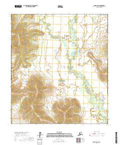 Topo map Ophir D-5 NE Alaska