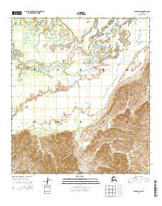 Topo map Ophir D-6 SW Alaska