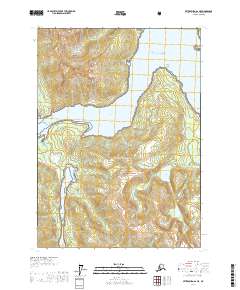 Topo map Petersburg A-2 NE Alaska