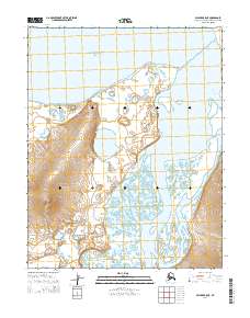 Topo map Selawik A-5 NE Alaska