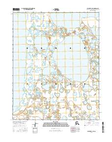 Topo map Selawik B-3 NE Alaska