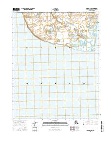 Topo map Selawik C-4 SE Alaska