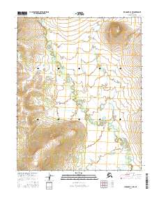 Topo map Shungnak A-1 NW Alaska