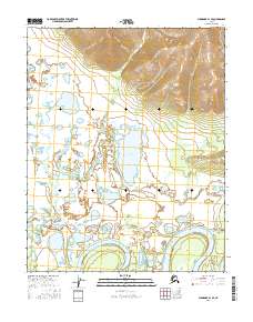 Topo map Shungnak A-1 SE Alaska