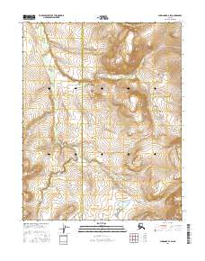 Topo map Shungnak B-4 SW Alaska