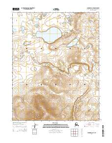 Topo map Shungnak B-6 SE Alaska