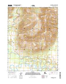 Topo map Shungnak D-2 NE Alaska