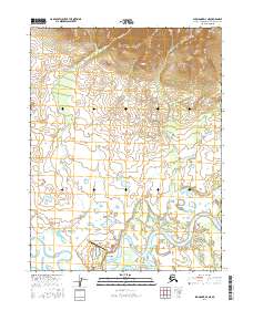 Topo map Shungnak D-3 NE Alaska
