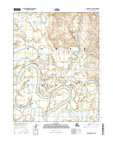 Topo map Shungnak D-3 NW Alaska