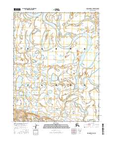 Topo map Shungnak D-4 NE Alaska