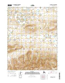 Topo map Shungnak D-4 SW Alaska
