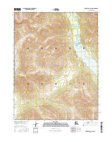 Topo map Survey Pass A-4 NE Alaska