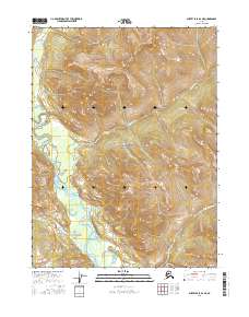 Topo map Survey Pass B-2 NE Alaska