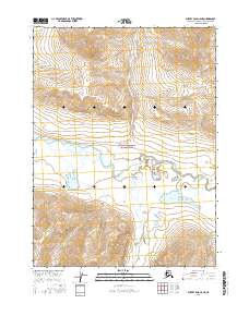 Topo map Survey Pass C-6 NE Alaska