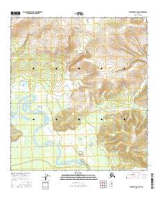Topo map Tanacross B-4 NW Alaska