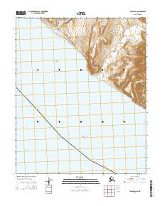 Topo map Teller B-6 NE Alaska