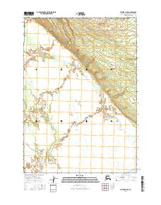 Topo map Tyonek A-5 SE Alaska