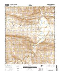Topo map Utukok River A-3 NW Alaska