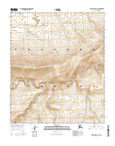 Topo map Utukok River B-4 NE Alaska