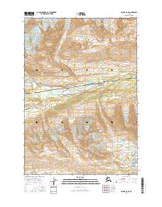 Topo map Valdez A-5 NE Alaska