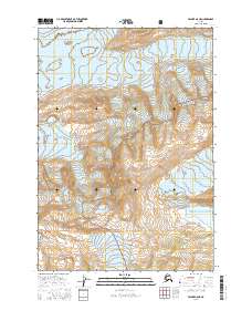 Topo map Valdez A-8 NE Alaska
