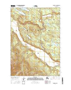 Topo map Valdez B-1 NE Alaska