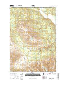 Topo map Valdez B-1 NW Alaska