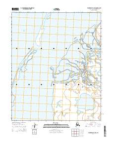 Topo map Wainwright A-6 SW Alaska