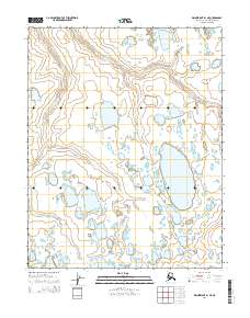 Topo map Wainwright B-1 NE Alaska