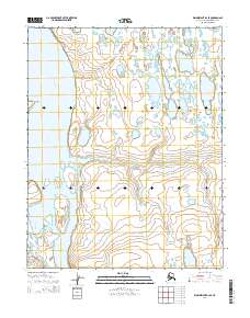 Topo map Wainwright B-2 SE Alaska