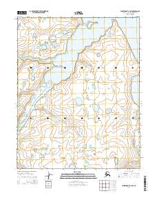 Topo map Wainwright B-2 SW Alaska