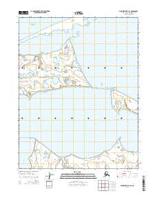 Topo map Wainwright D-1 SE Alaska