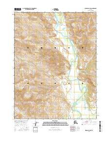 Topo map Wiseman B-5 NE Alaska