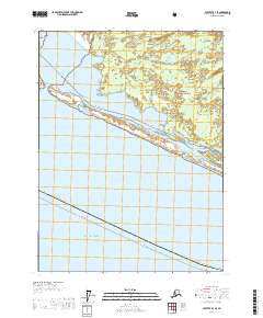 Topo map Yakutat B-4 SE Alaska