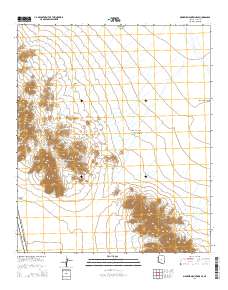 USGS US Topo 7.5-minute map for Mohawk Mountains SE, AZ 2014 ...