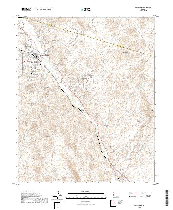 Us Interstate Map.pdf US Topo 7.5-minute map for Wickenburg, AZ - ScienceBase-Catalog
