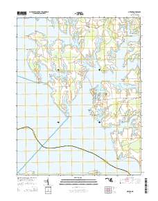 Usgs Us Topo 7 5 Minute Map For Oxford Md 2014 Data Gov