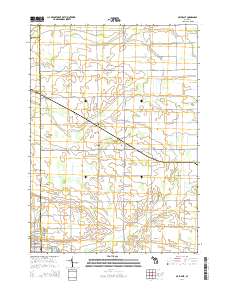 2014 Map of Ovid East, 2014 Print