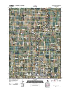 2011 Map of Owosso North, 2011 Print
