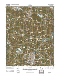 2012 Map of De Soto, 2012 Print