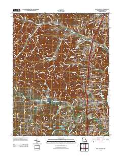 2012 Map of Herculaneum, 2012 Print